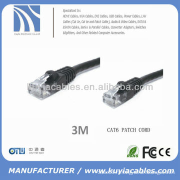 3m CAT6 UTP RJ45 к RJ45 сетевой кабель для подключения кабеля